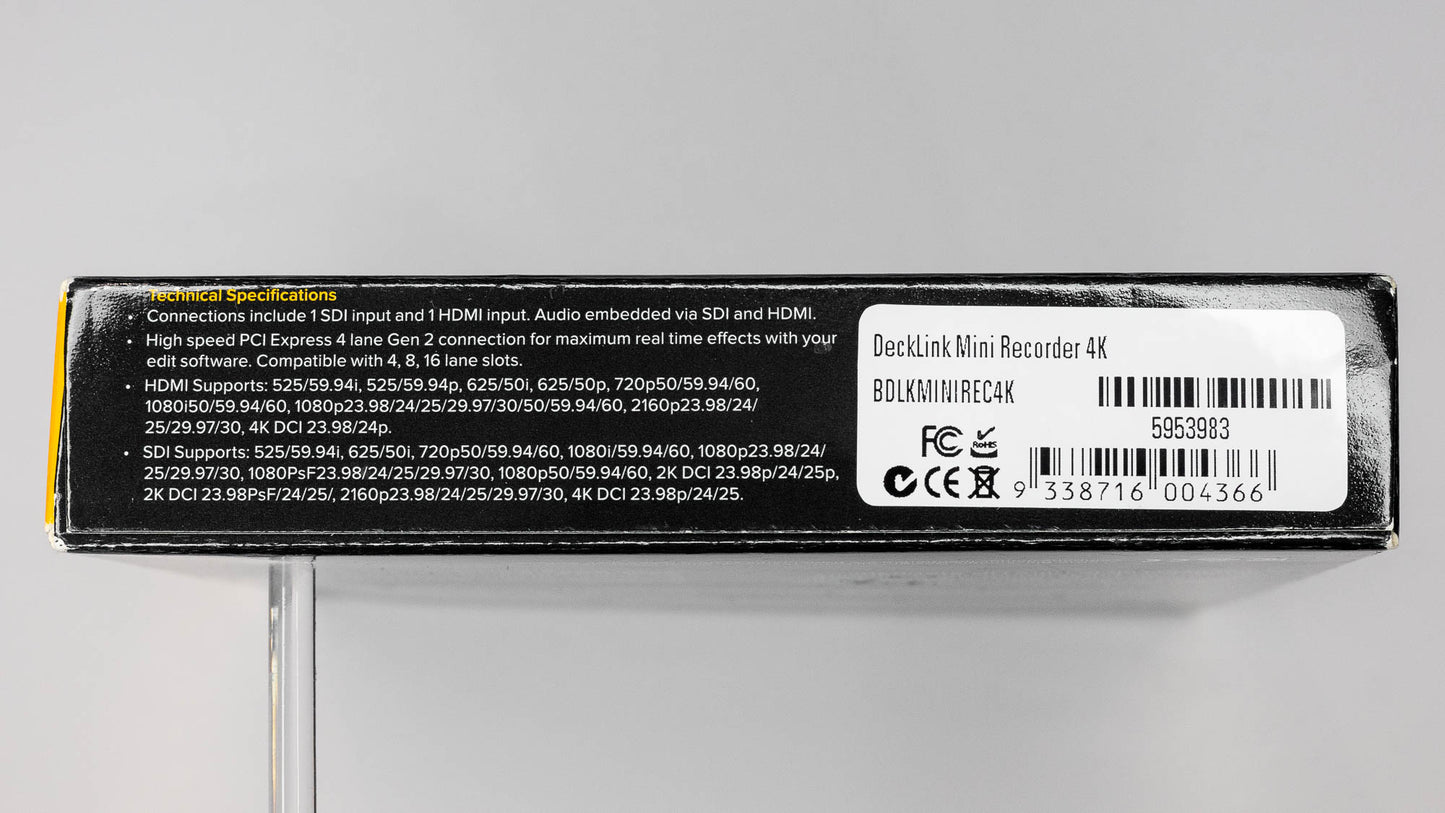 Blackmagic DeckLink Mini Recorder 4K (Used)