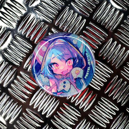 Neonya!! "Pastel Jester" Collectible Pin Badge (Large)